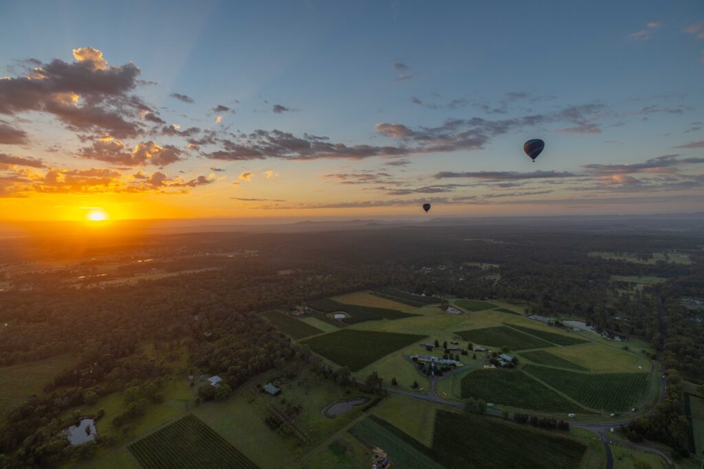 Hot Air Ballooning at Adina Vineyard